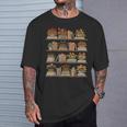 Whimsical Books And Blooms T-Shirt Gifts for Him