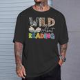 Wild About Reading Reading Books & Bookworm For Book Reader T-Shirt Gifts for Him