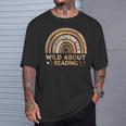 Wild About Reading Books Reader Lover Bookworm Librarian T-Shirt Gifts for Him Wild About Reading Books Reader Lover Bookworm Librarian T-Shirt Gifts for Him