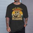 Wild About Reading Cheetah Book Leopard Print Kids Boys Girl T-Shirt Gifts for Him Wild About Reading Cheetah Book Leopard Print Kids Boys Girl T-Shirt Gifts for Him