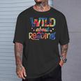 Wild About Reading Tie Dye Reading Books T-Shirt Gifts for Him