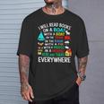 I Will Read Books On A Boat & Everywhere T-Shirt Gifts for Him I Will Read Books On A Boat & Everywhere T-Shirt Gifts for Him