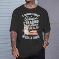 A Woman Cannot Survive On Reading AloneShirt Corgi Book T-Shirt Gifts for Him