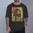 Women Reading Book Educated Black History Month Women T-Shirt Gifts for Him