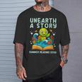 Women's Book Sea Turtle Summer Reading 2026 Unearth a Story T-Shirt Gifts for Him