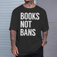 Women's Books Not Bans T-Shirt Gifts for Him Women's Books Not Bans T-Shirt Gifts for Him