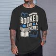 Women's Booktrovert Introvert Reader Library Card Coffee Books T-Shirt Gifts for Him