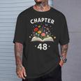 Women's Chapter 48 Years Old 48th Birthday Celebration Floral Book T-Shirt Gifts for Him Women's Chapter 48 Years Old 48th Birthday Celebration Floral Book T-Shirt Gifts for Him