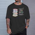 Women's Just One More Chapter Cozy Pastel Bookworm Cute Book Reader T-Shirt Gifts for Him