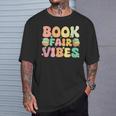 Women's Library Book Fair Vibe Groovy Retro School Reading Nostalgic T-Shirt Gifts for Him Women's Library Book Fair Vibe Groovy Retro School Reading Nostalgic T-Shirt Gifts for Him