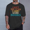 Women's I Lift So I Can Carry More Books Reading Lovers Workout T-Shirt Gifts for Him Women's I Lift So I Can Carry More Books Reading Lovers Workout T-Shirt Gifts for Him