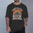 Women's Take A Look Its In A Book Retro Reading Bookworm Librarian T-Shirt Gifts for Him Women's Take A Look Its In A Book Retro Reading Bookworm Librarian T-Shirt Gifts for Him