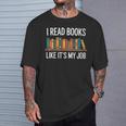 Women's I Read Books Like Its My Job Reading Humor T-Shirt Gifts for Him Women's I Read Books Like Its My Job Reading Humor T-Shirt Gifts for Him