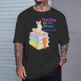 Women's Teaching Spring Semester Bunny Books Pencil Classroom T-Shirt Gifts for Him