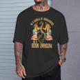 In A World Of Bookworms Be A Book Dragon T-Shirt Gifts for Him