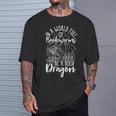 IN A WORLD FULL OF BOOKWORMS BE A Book Dragon Reader T-Shirt Gifts for Him IN A WORLD FULL OF BOOKWORMS BE A Book Dragon Reader T-Shirt Gifts for Him
