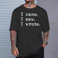 Writer Author Book Journalist Novelist For Men Women T-Shirt Gifts for Him Writer Author Book Journalist Novelist For Men Women T-Shirt Gifts for Him