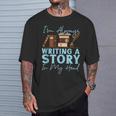 Writing Quill Book Novel Writer & Published Author I'M T-Shirt Gifts for Him
