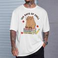 100 Days Of Chill Cute Capybara School Book Lover T-Shirt Gifts for Him