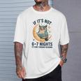 6-7 Nights Reading Owl On Moon Book Lover Reading T-Shirt Gifts for Him