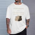 Abibliophobia Definition Book Lover Premium Tri-Blend T-Shirt Gifts for Him
