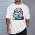 Adorable Book Lover Pigeon With Reading Glasses Cute T-Shirt Gifts for Him Adorable Book Lover Pigeon With Reading Glasses Cute T-Shirt Gifts for Him