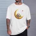 Astronaut Reading Book To Alien Moon Space Astronomy T-Shirt Gifts for Him Astronaut Reading Book To Alien Moon Space Astronomy T-Shirt Gifts for Him