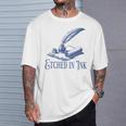 Author Writer Dark Academia Etched In Ink Book Library T-Shirt Gifts for Him Author Writer Dark Academia Etched In Ink Book Library T-Shirt Gifts for Him