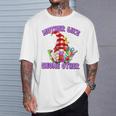 Best Teacher Grandma Gnome With Books For Teacher Mom Saying T-Shirt Gifts for Him