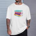 I Like Big Books And I Cannot Lie Reading Reader Bookworm T-Shirt Gifts for Him