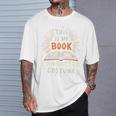 This Is My Book Character Costume Premium Tri-Blend T-Shirt Gifts for Him