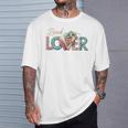 Book Lover Vintage Bookworm Floral Reading Women Girls T-Shirt Gifts for Him