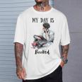 Book Lovers My Day Is Booked Vintage T-Shirt Gifts for Him