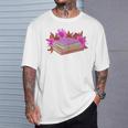 Book Lovers Wildflowers Book Reading Shirt Cute Teacher For Women T-Shirt Gifts for Him