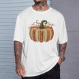 Book Pumpkin Autumn Halloween Literary Readers T-Shirt Gifts for Him