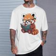 Book Reading Red Panda Reader Animal Cute Red Panda Premium Tri-Blend T-Shirt Gifts for Him Book Reading Red Panda Reader Animal Cute Red Panda Premium Tri-Blend T-Shirt Gifts for Him