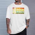 Book Vibes Reading T-Shirt Gifts for Him