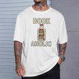 Bookaholic – Book Lover Pun Graphic For Readers Premium Tri-Blend T-Shirt Gifts for Him