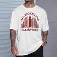 All Booked For Valentines Day Bookish Readers Book Lovers T-Shirt Gifts for Him