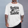 Bookish Baddie Reading Vibes Literary Lover T-Shirt Gifts for Him