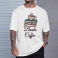 Books And Coffee T-Shirt Gifts for Him