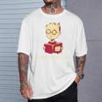 Books Are Cool Fun Reading Premium T-Shirt Gifts for Him