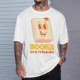 Books Are Friends Bookish Bookstore Library Premium Tri-Blend T-Shirt Gifts for Him Books Are Friends Bookish Bookstore Library Premium Tri-Blend T-Shirt Gifts for Him