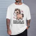 Books Fuel My Horsepower Cute Reading Pony T-Shirt Gifts for Him Books Fuel My Horsepower Cute Reading Pony T-Shirt Gifts for Him