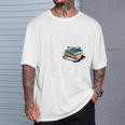 I Like Books More Than People Book Lovers Bookworms T-Shirt Gifts for Him I Like Books More Than People Book Lovers Bookworms T-Shirt Gifts for Him