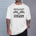 Bookworm Ambivert Fun Book Lovers Reading T-Shirt Gifts for Him Bookworm Ambivert Fun Book Lovers Reading T-Shirt Gifts for Him