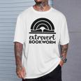 Bookworm Extrovert Fun Book Lovers Reading T-Shirt Gifts for Him Bookworm Extrovert Fun Book Lovers Reading T-Shirt Gifts for Him