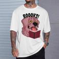 BOOOKS Zombie Dog Reading a Book Halloween Teacher Men Women Kids T-Shirt Gifts for Him BOOOKS Zombie Dog Reading a Book Halloween Teacher Men Women Kids T-Shirt Gifts for Him