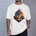 Castle Of Books Imagination Art Book Lover T-Shirt Gifts for Him Castle Of Books Imagination Art Book Lover T-Shirt Gifts for Him
