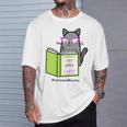 Cats And Books Happiness Cartoon Cat Pun For Women T-Shirt Gifts for Him Cats And Books Happiness Cartoon Cat Pun For Women T-Shirt Gifts for Him